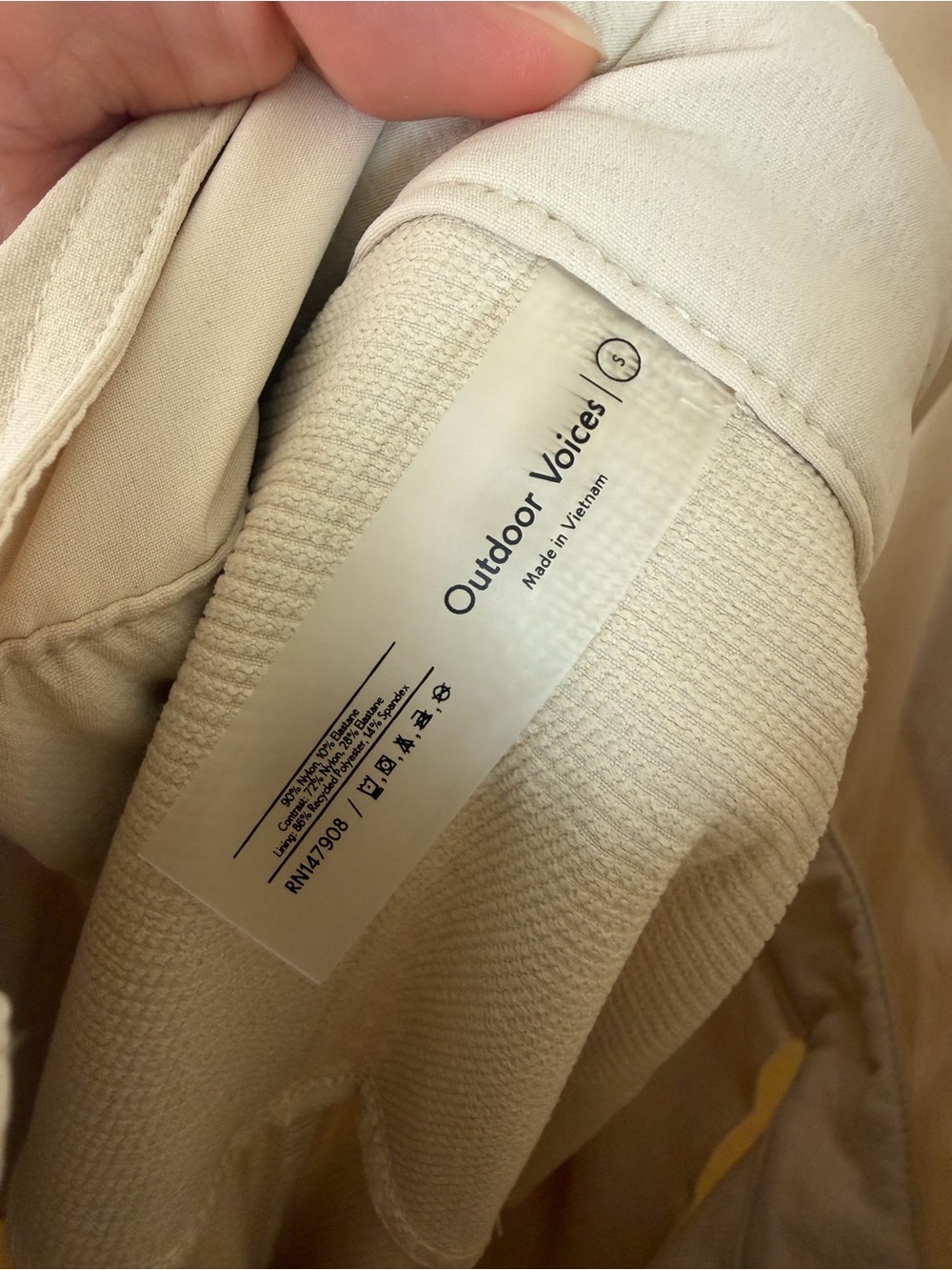 Outdoor Voices Zip Off Overalls Sz. S - Picture 8 of 9
